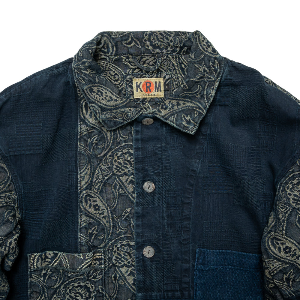 ペイズリーパッチワークジャケット