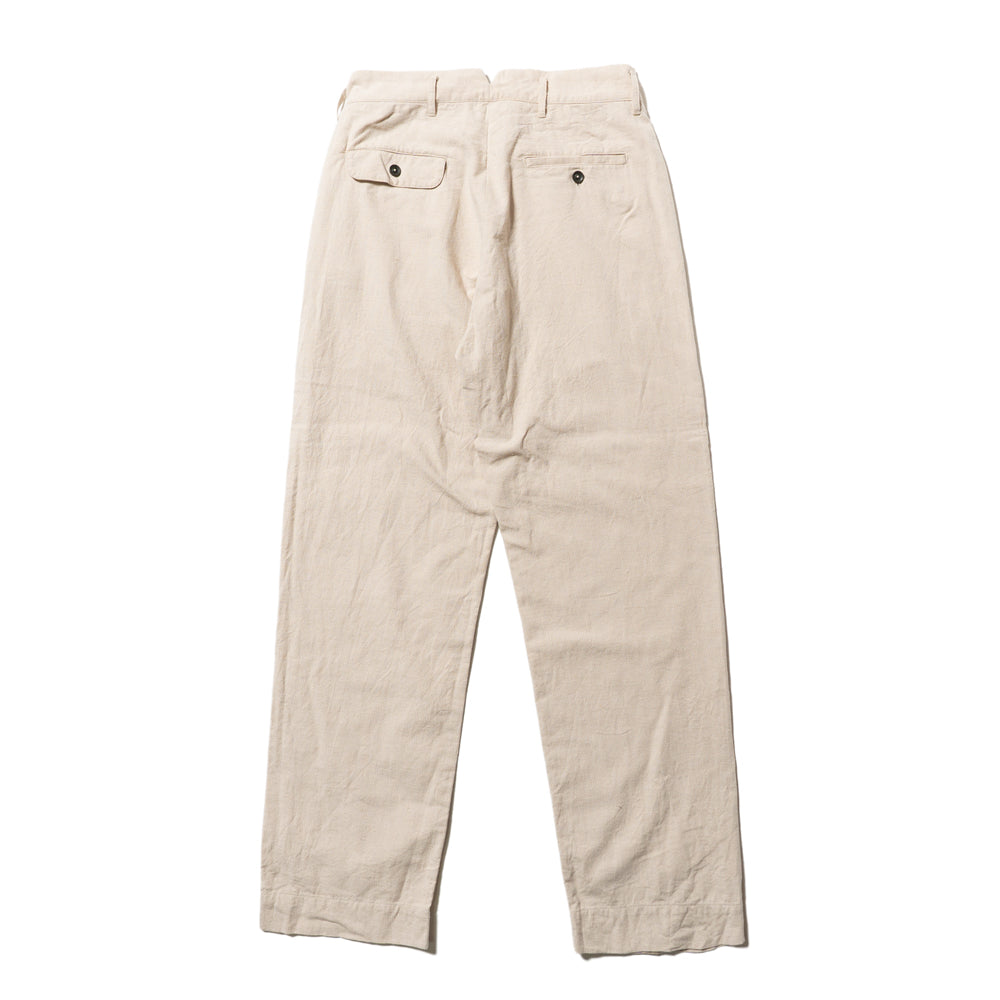 Cotton linen striped pants
