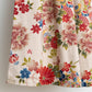 -flowers & butterfly-  High-Waist Wide-Leg Pants