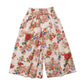 -flowers & butterfly-  High-Waist Wide-Leg Pants
