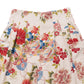 -flowers & butterfly-  High-Waist Wide-Leg Pants