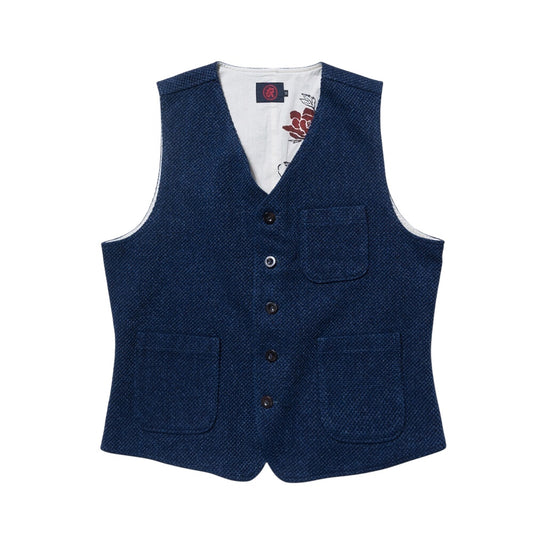 Unbeatable Indigo Sashiko Vest