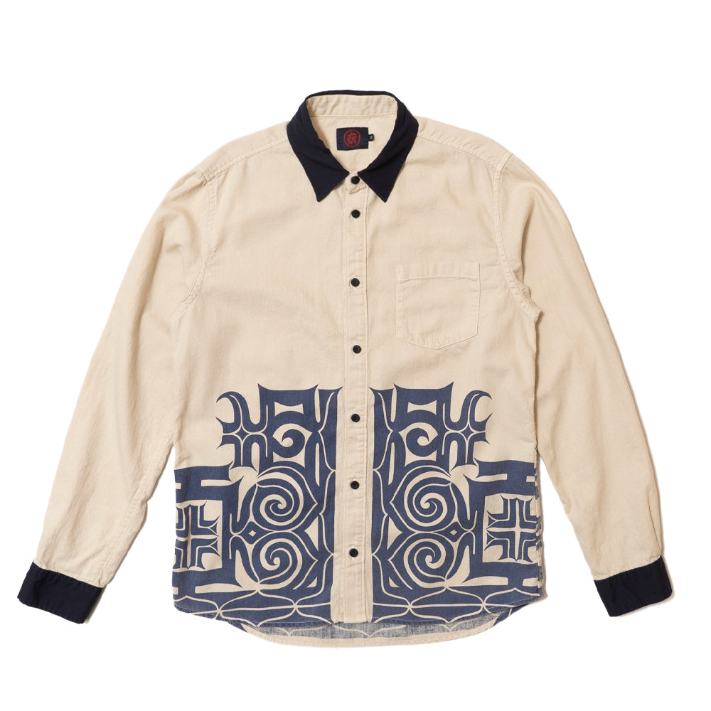 京都 オスティアジャパン コロモール 衣 和柄 千鳥 ワンピース AUSTERE