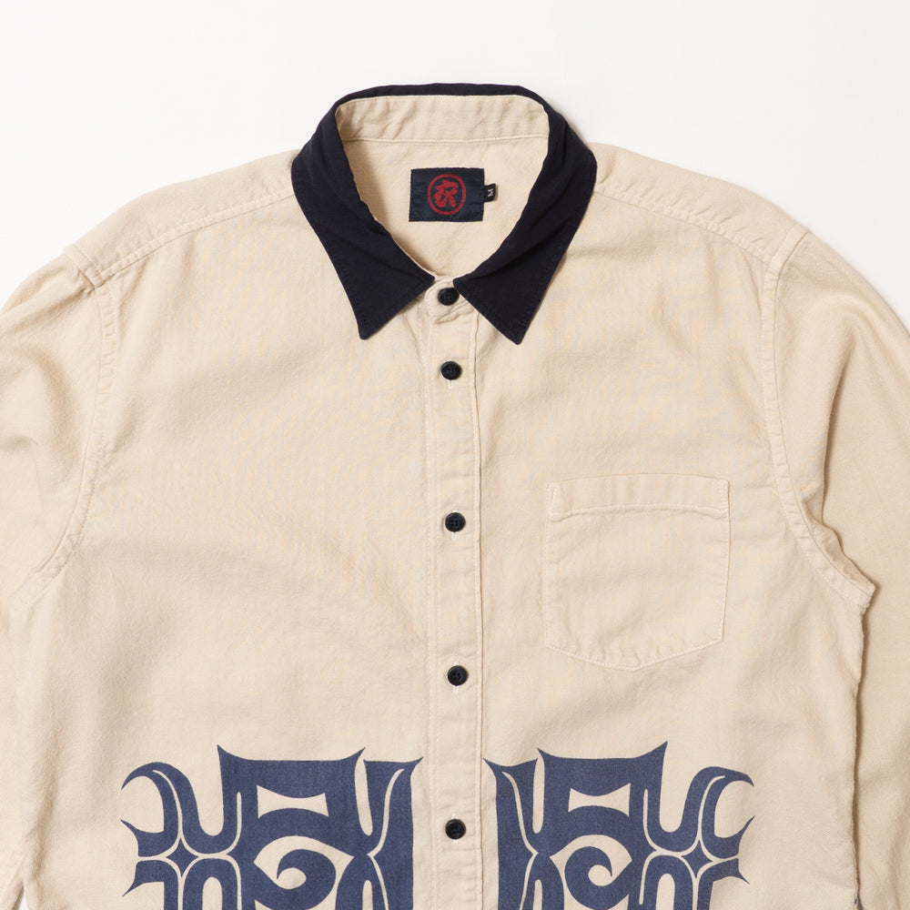 アイヌ文様長袖シャツ