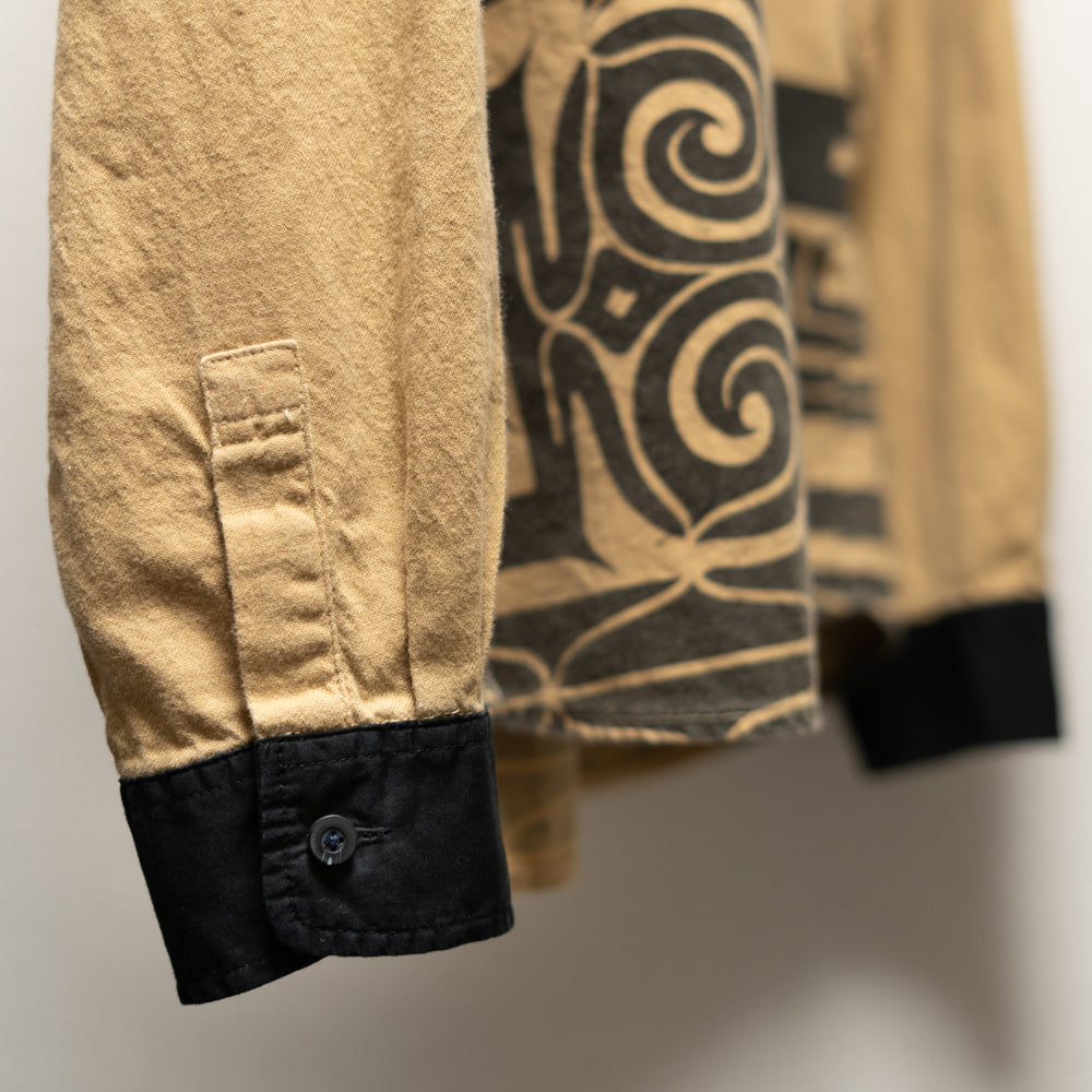 アイヌ文様長袖シャツ