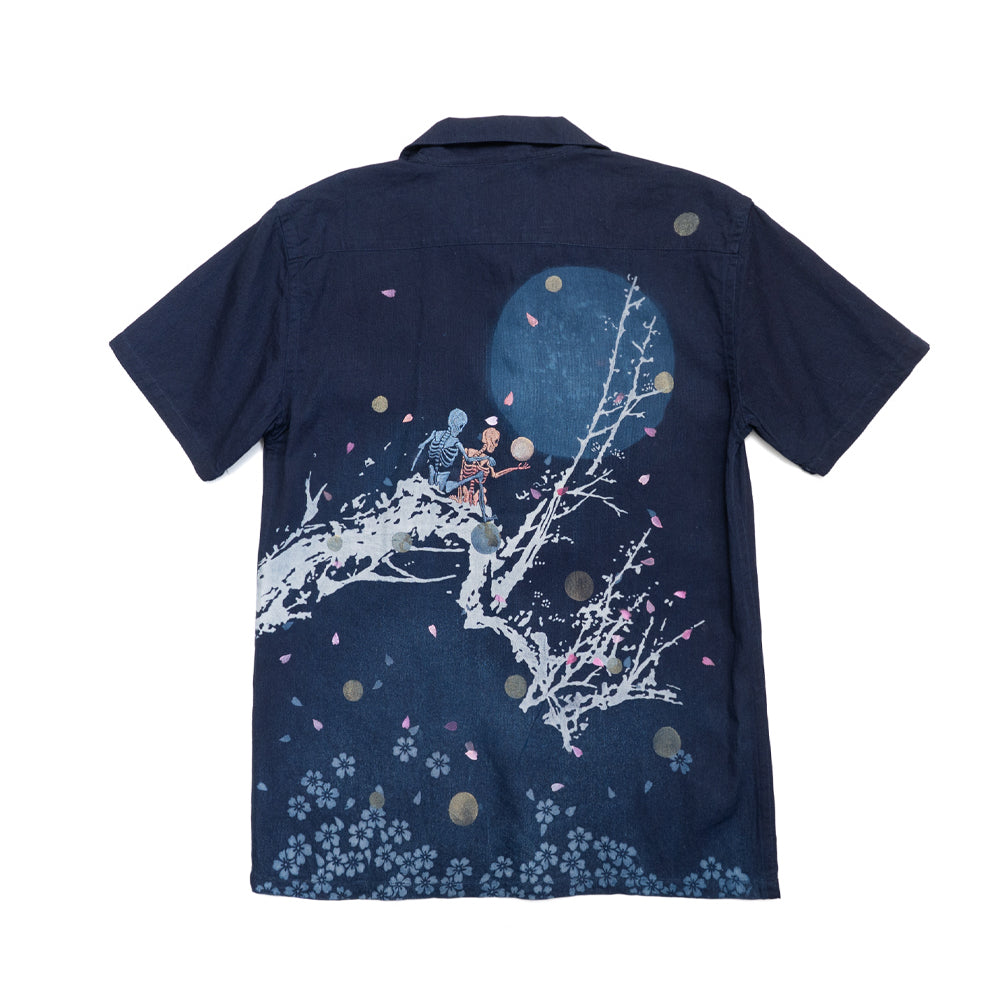 Moonlit Date Open-Collar Shirt