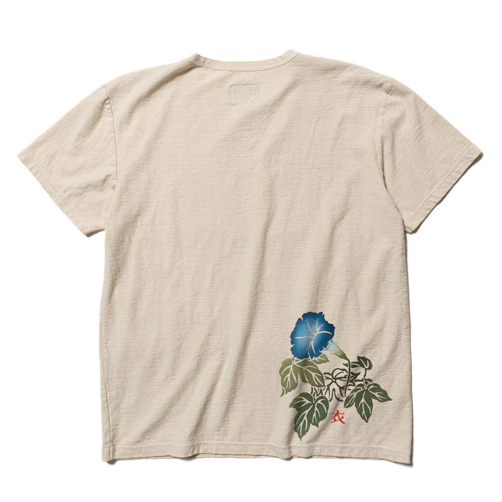 朝顔と和金魚Tシャツ