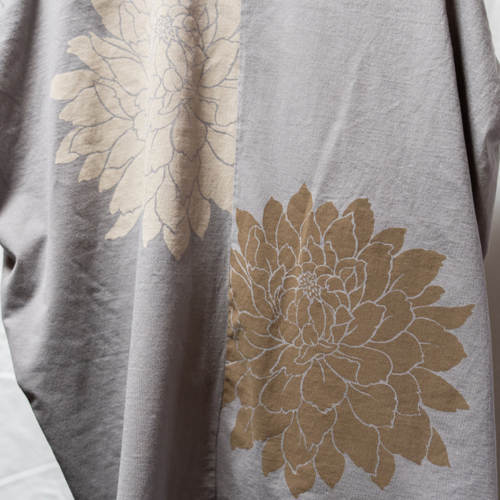 ダリアこうもり型  ドルマン Tシャツ