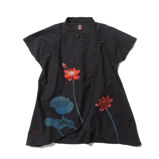 Lotus Cross Chinese Tunic