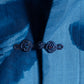 Blue Goldfish Crest Button Dress
