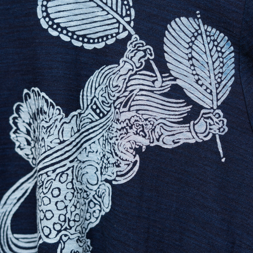 風神雷神水神 スラブロングTシャツ