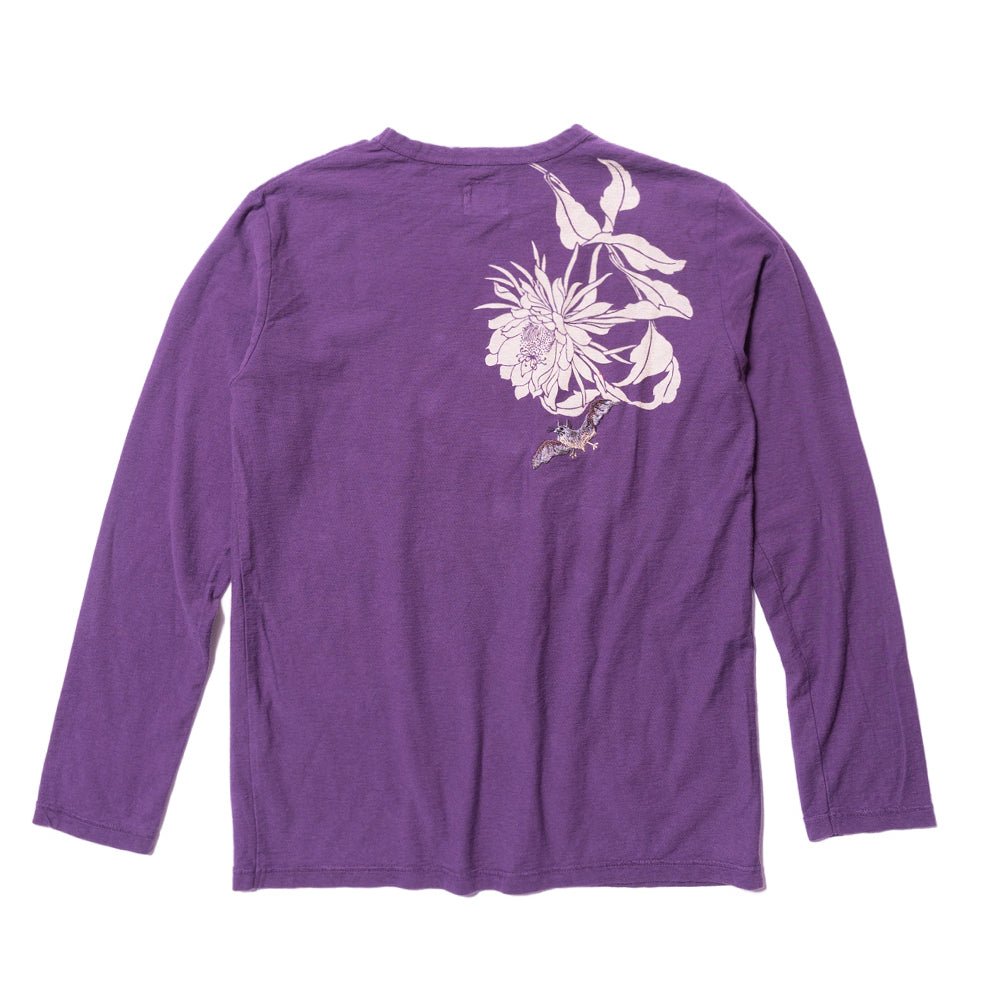 Night-blooming cereus &　Moonlit Bat　T-shirt