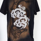 五龍彩　黒龍Tシャツ
