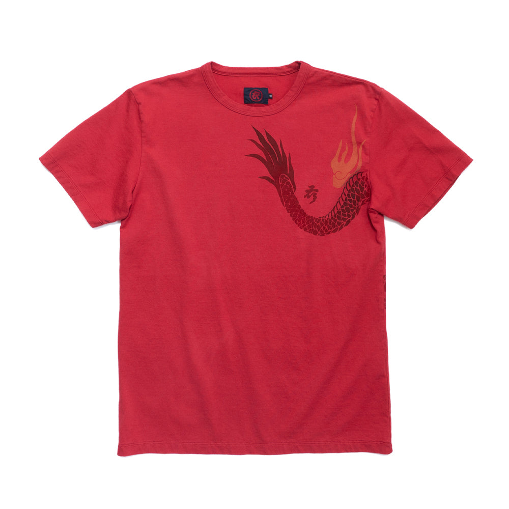 五龍彩　紅龍Tシャツ