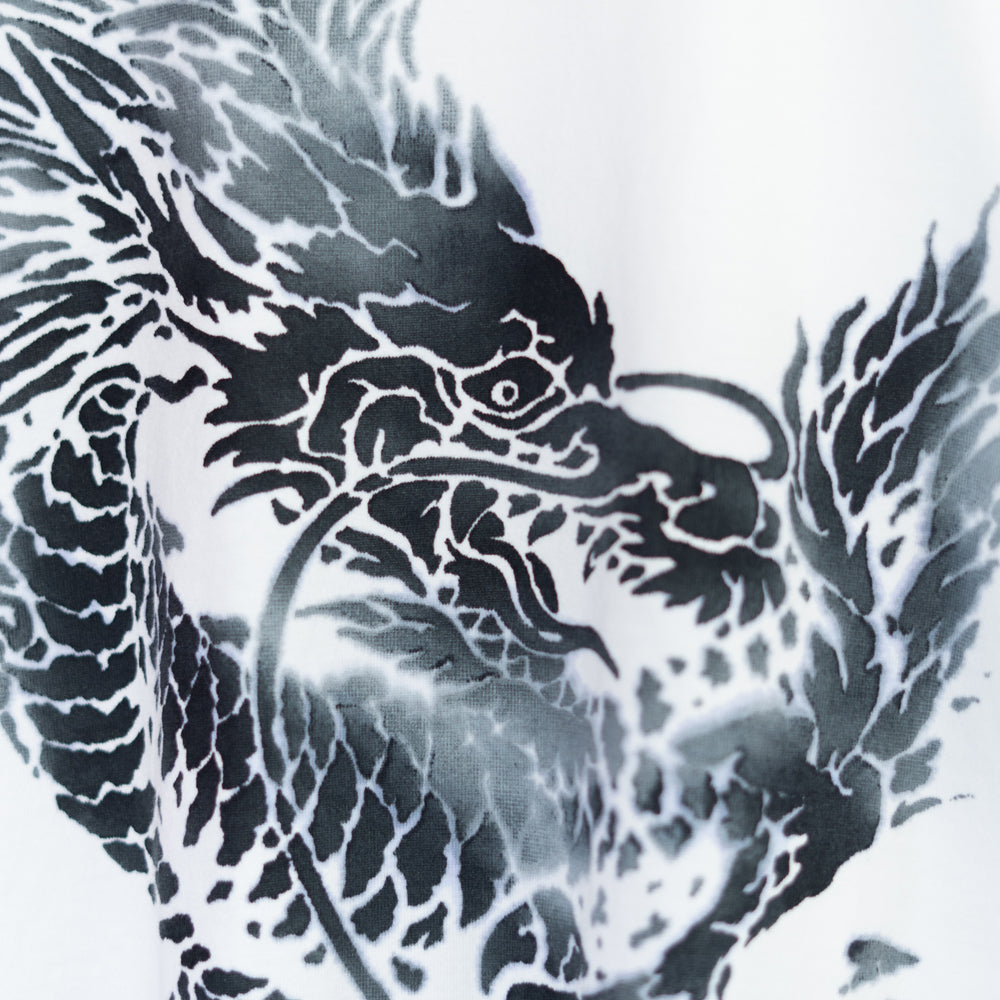 五龍彩　白龍Tシャツ