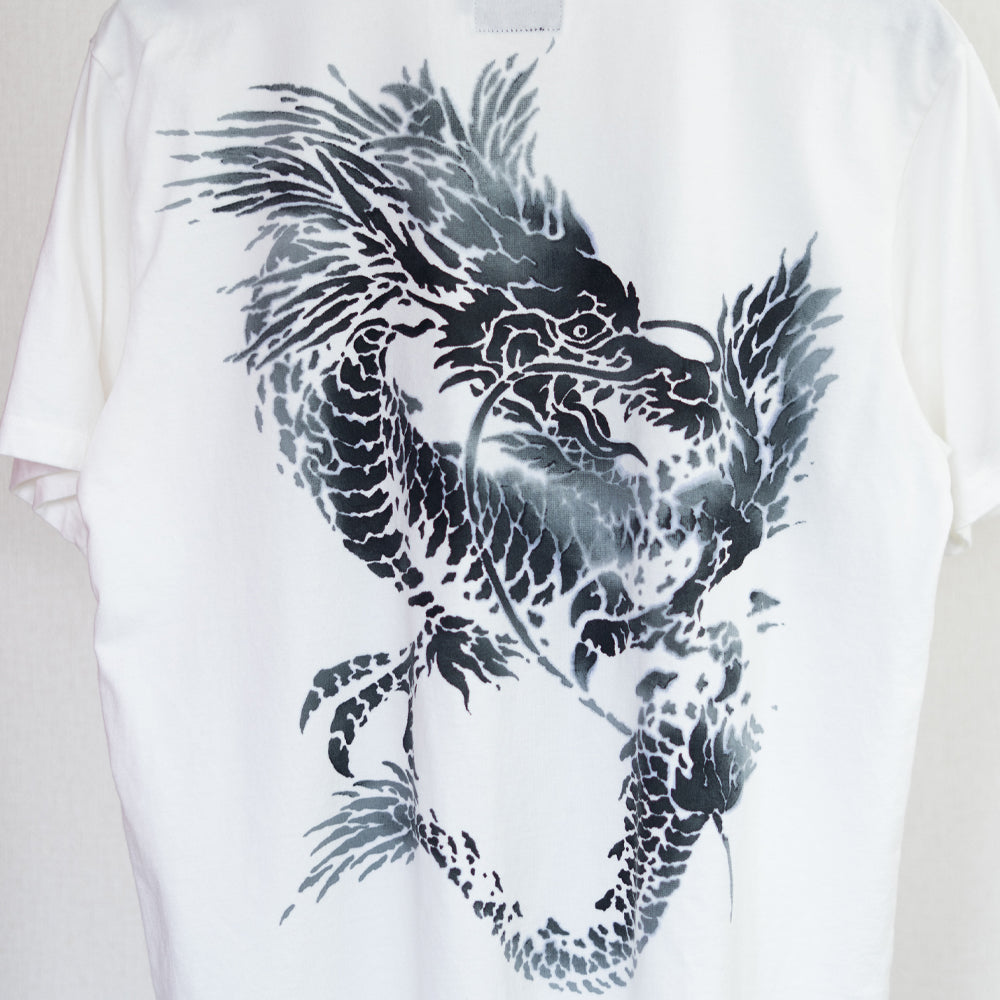 五龍彩　白龍Tシャツ
