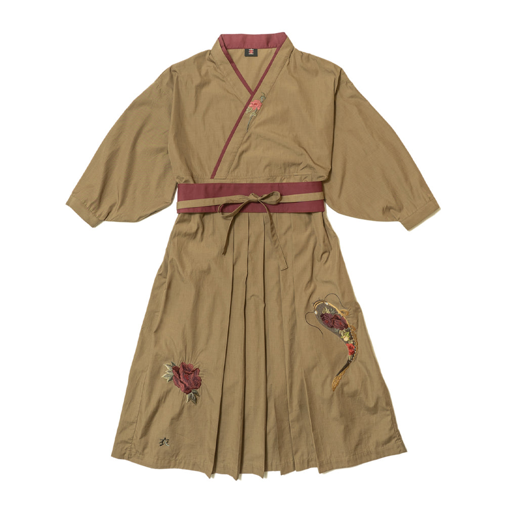 華鯰着物風ワンピース – AUSTERE JAPAN KOROMO
