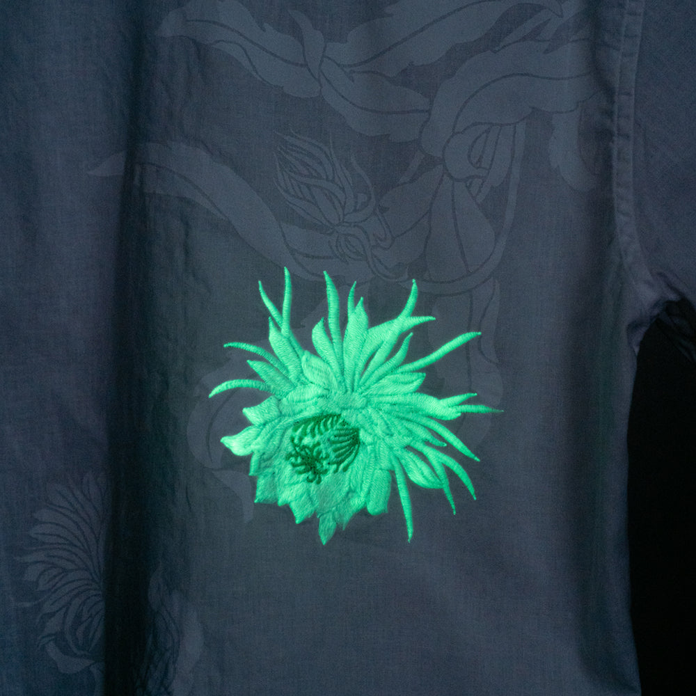 Night-Blooming cereus shirt  glows in the dark