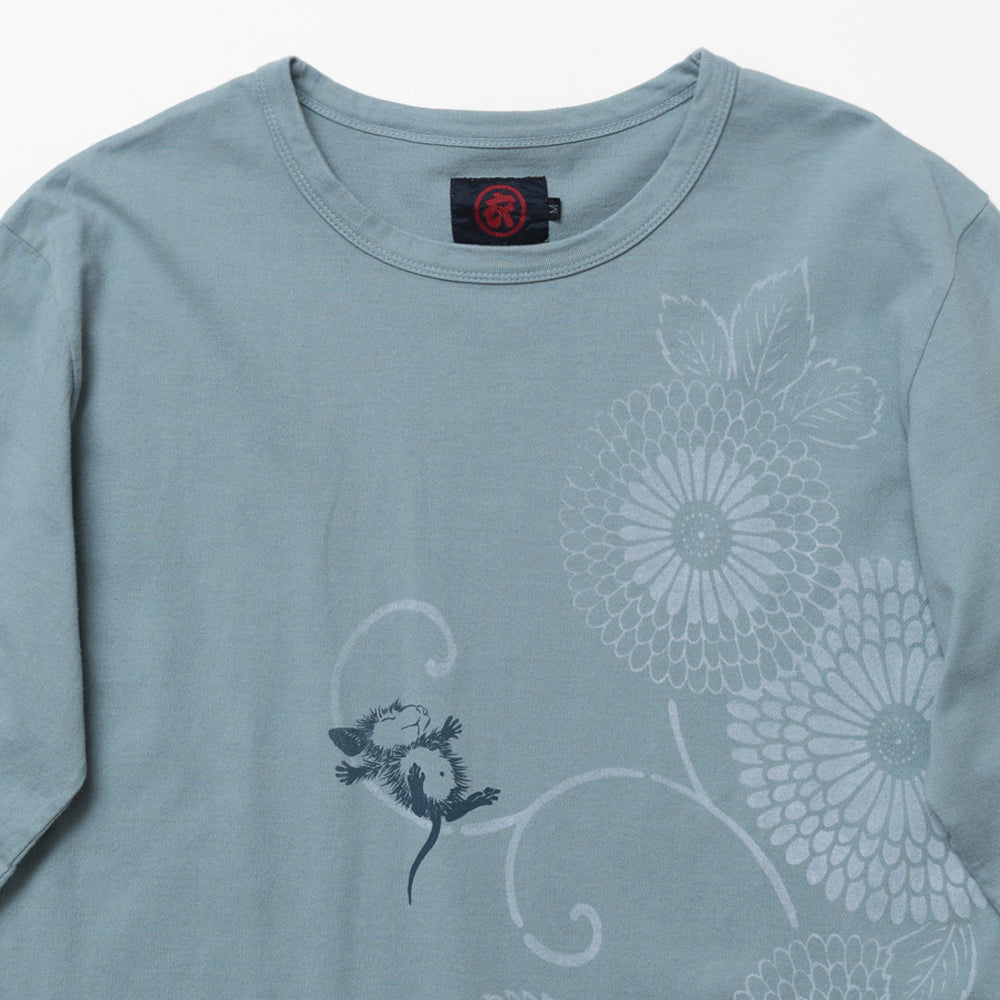 The Nap of hedgehog Three-quarter Sleeves T-shirt