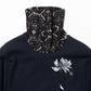 Loose Neck Dolman Pullover -a falling Lotus Flower-