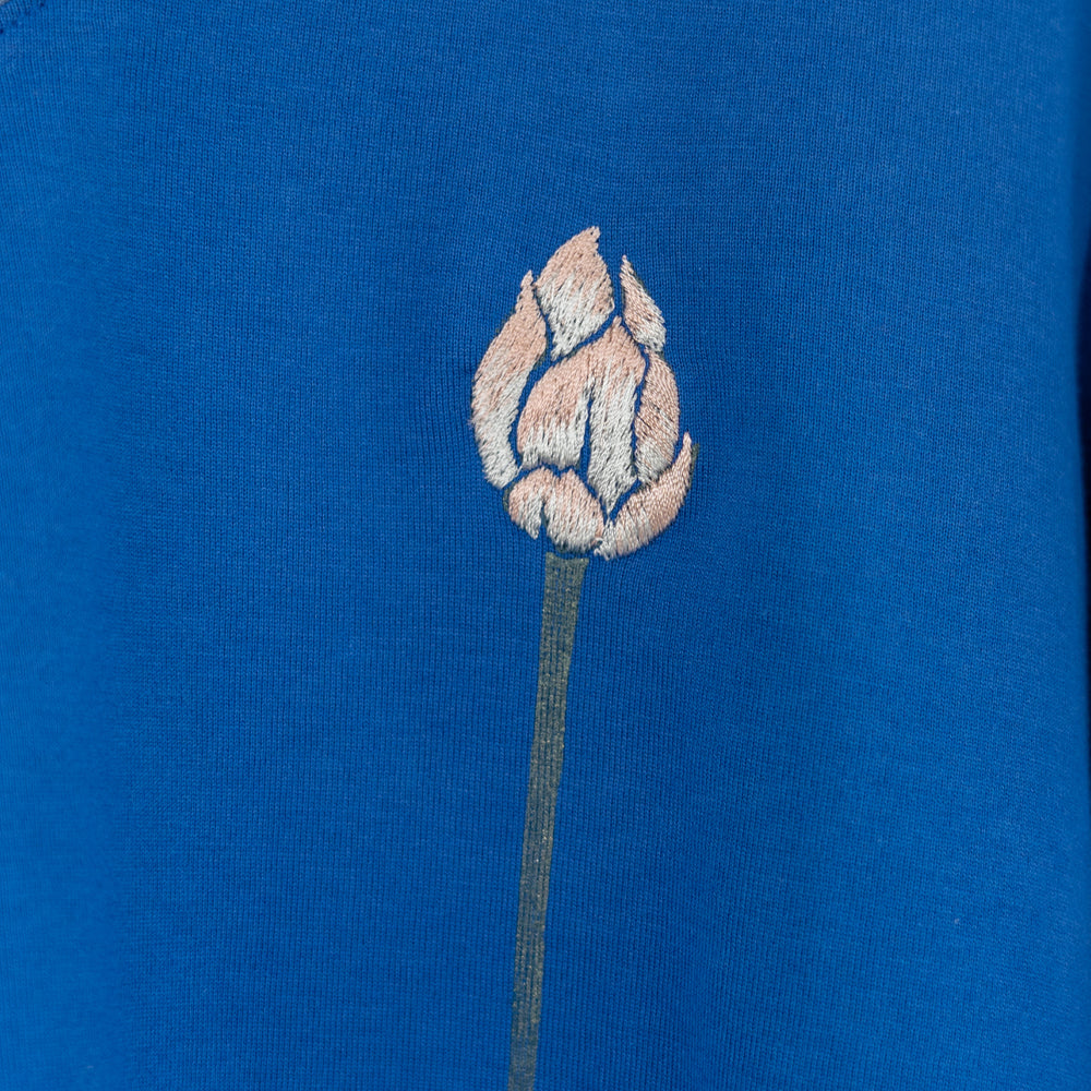 蓮蕾着物衿七分袖 Tシャツ