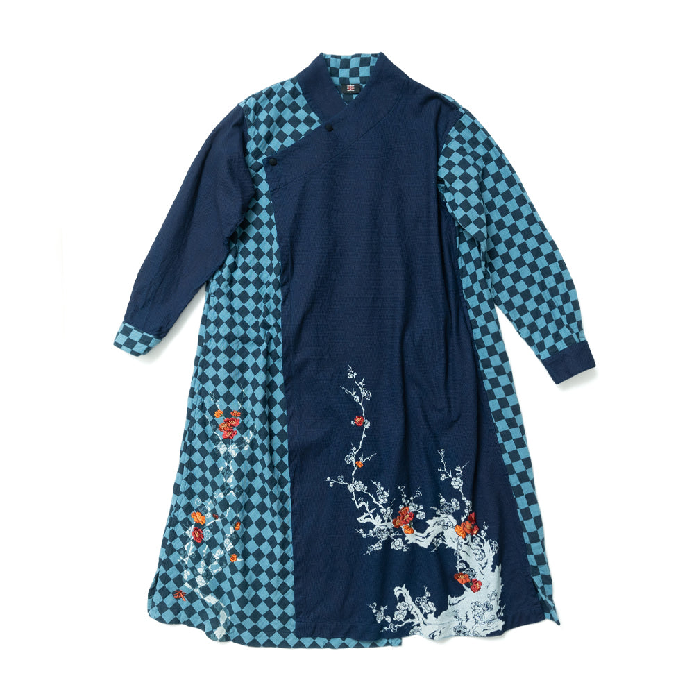 Ichimatsu Kimono Cross Dress (Plum)