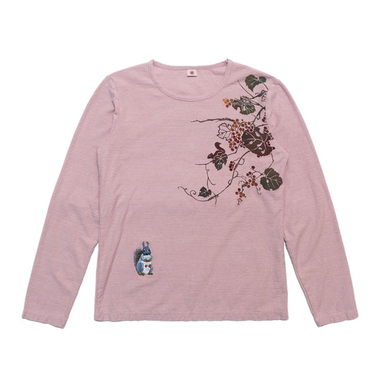 蝦夷（エゾ）リス　ロングTシャツ