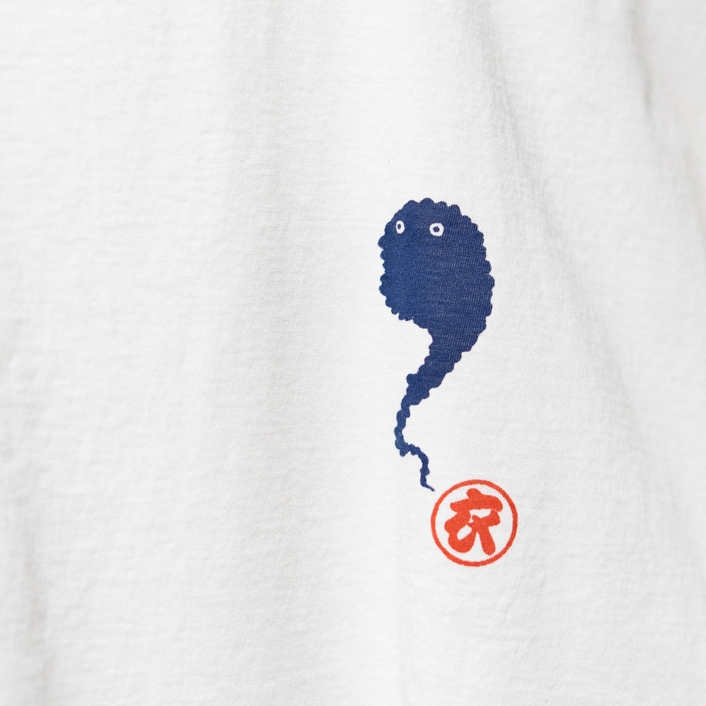 隠れ妖怪ポケット付き半袖Tシャツ