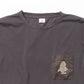 隠れ妖怪ポケット付き半袖Tシャツ