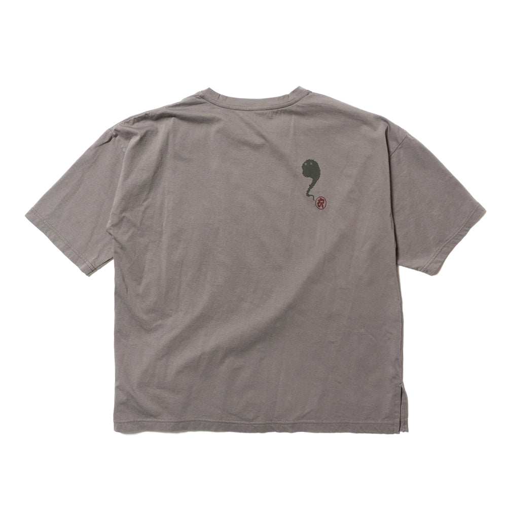 隠れ妖怪ポケット付き半袖Tシャツ