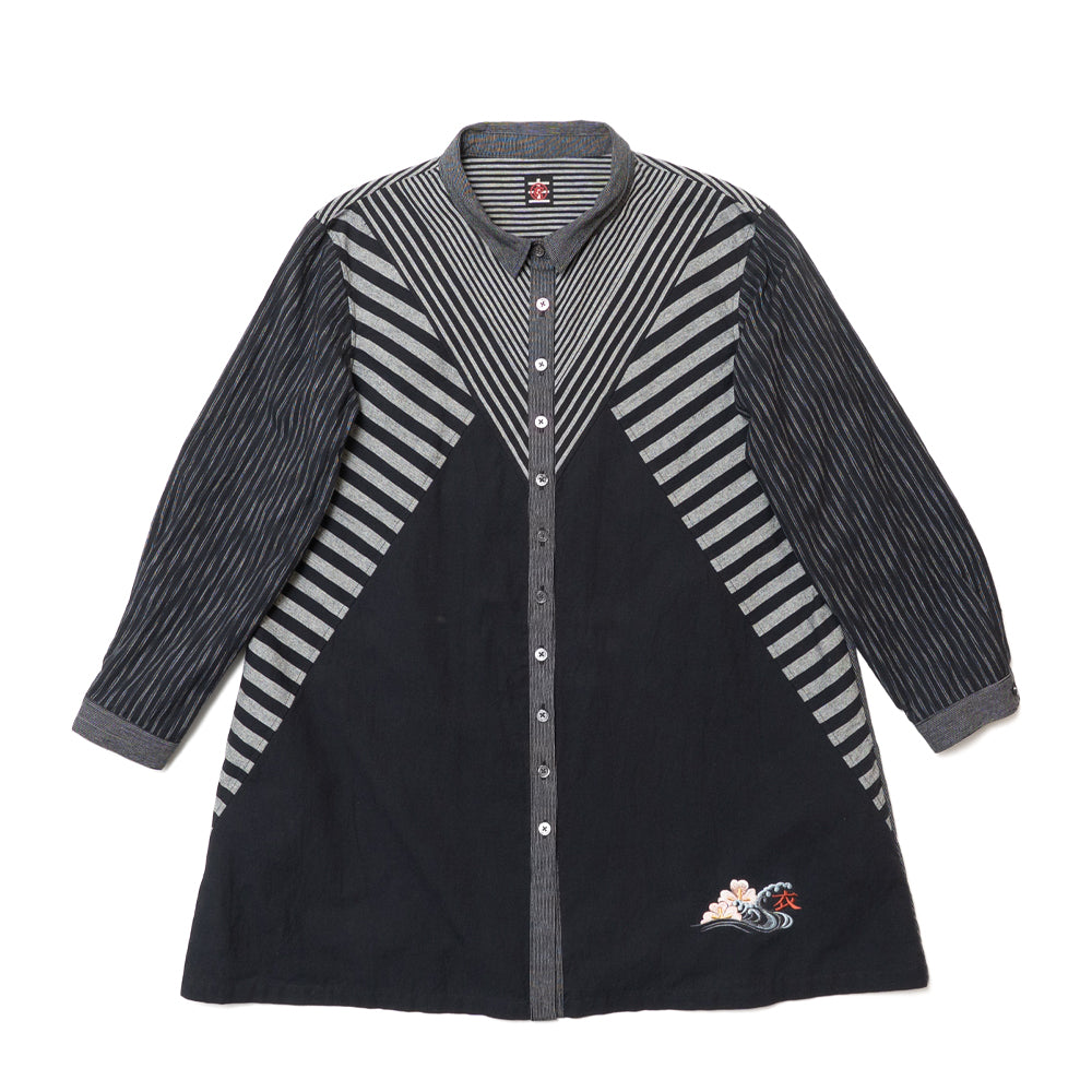 亀田縞ワンピース