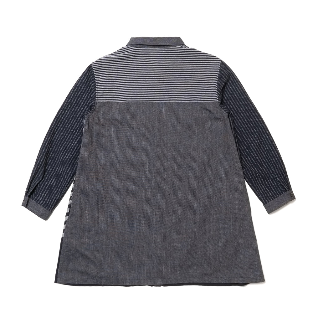 藍染め カーディガン メンズ 古代新 KRM オスティア ジャパン ころも L 藍染め カーディガン メンズ 古代新 KRM オスティア ジャパン ころも L