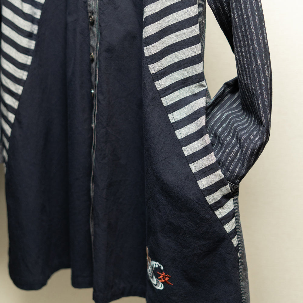 亀田縞ワンピース