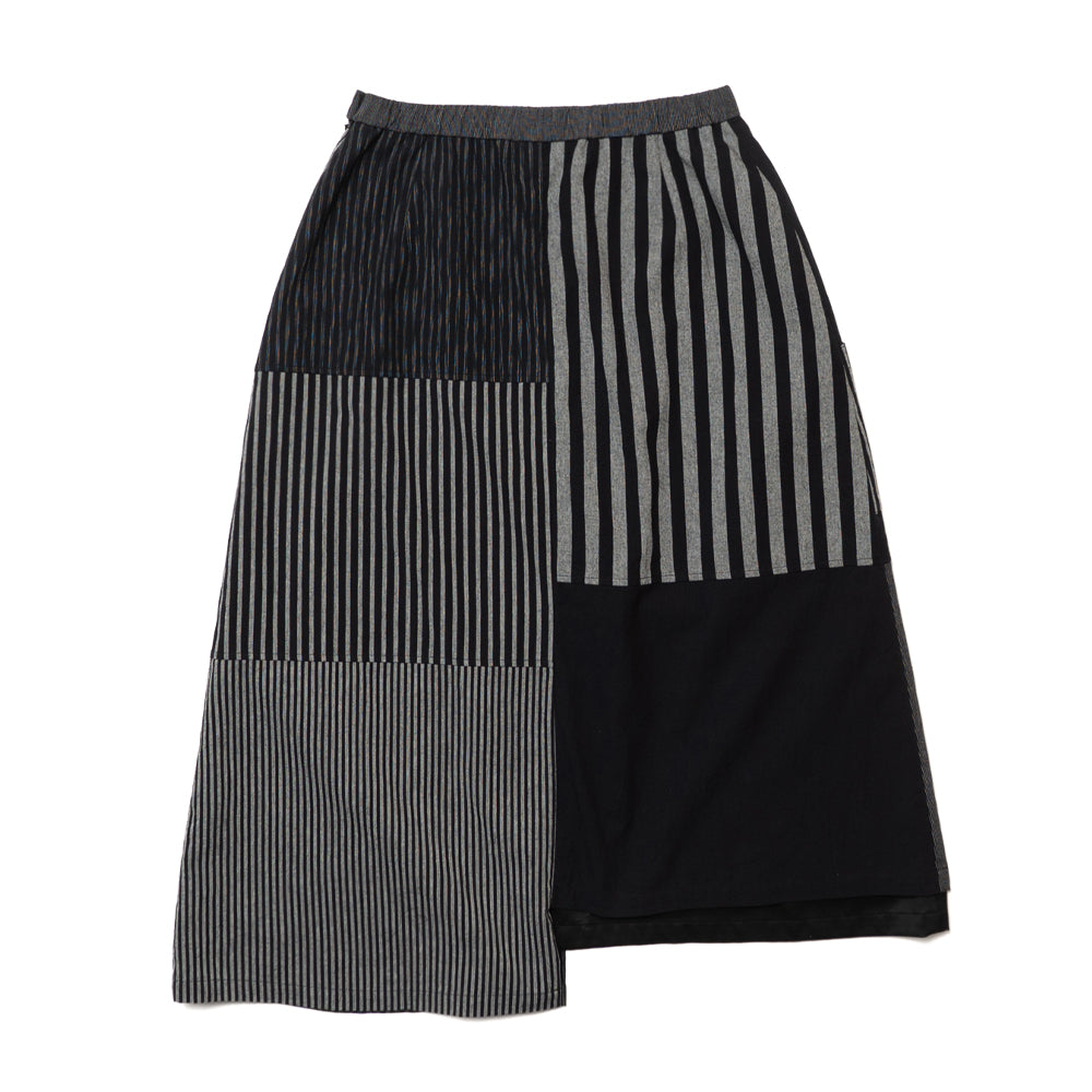 亀田縞パッチワークスカート