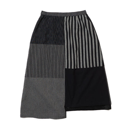 亀田縞パッチワークスカート