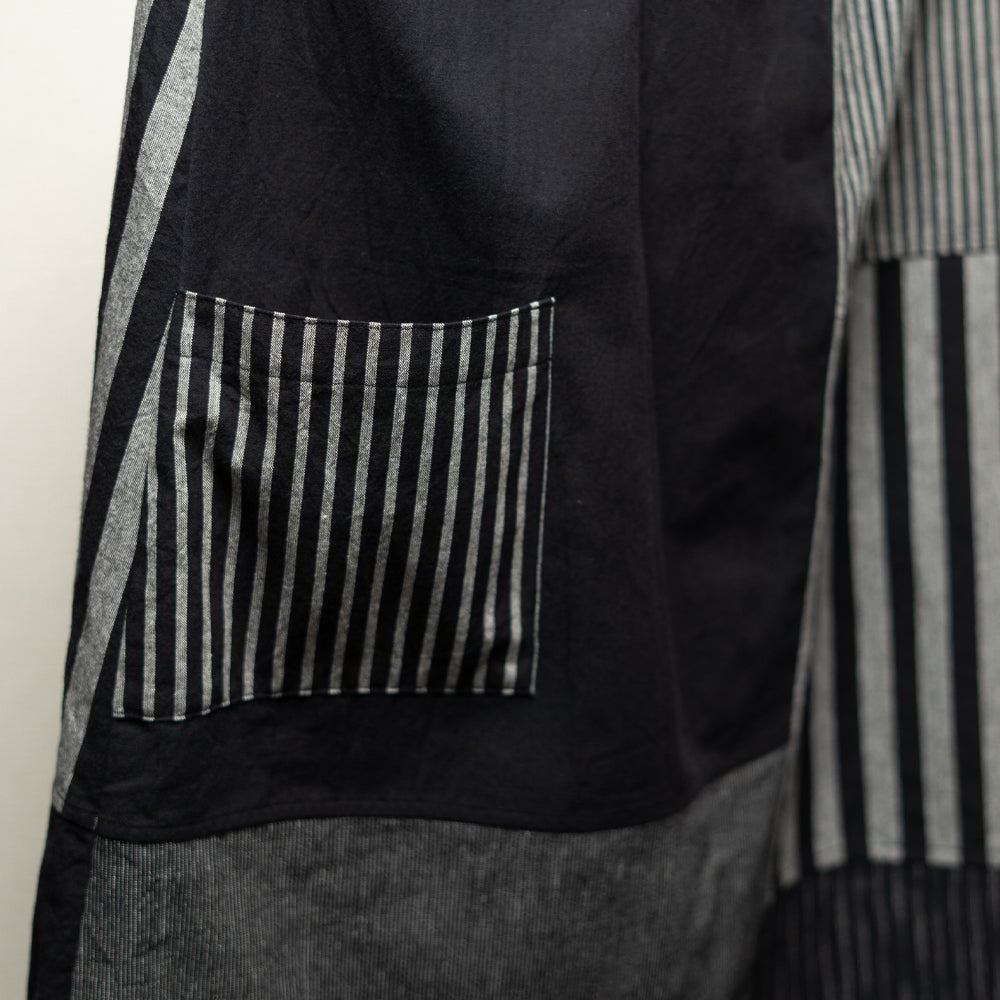 亀田縞パッチワークスカート