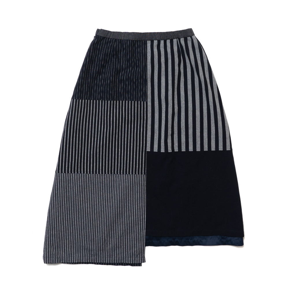 亀田縞パッチワークスカート