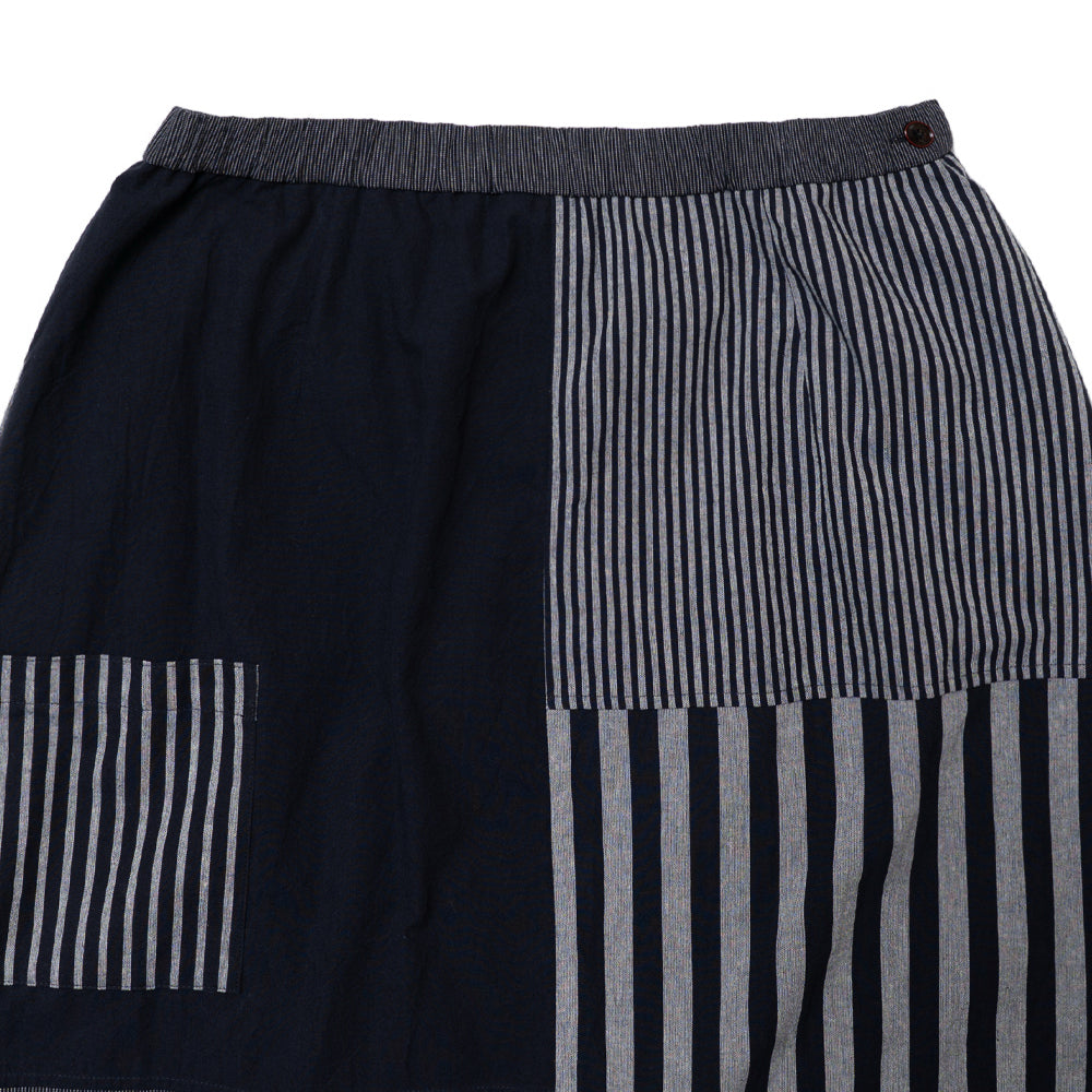 亀田縞パッチワークスカート