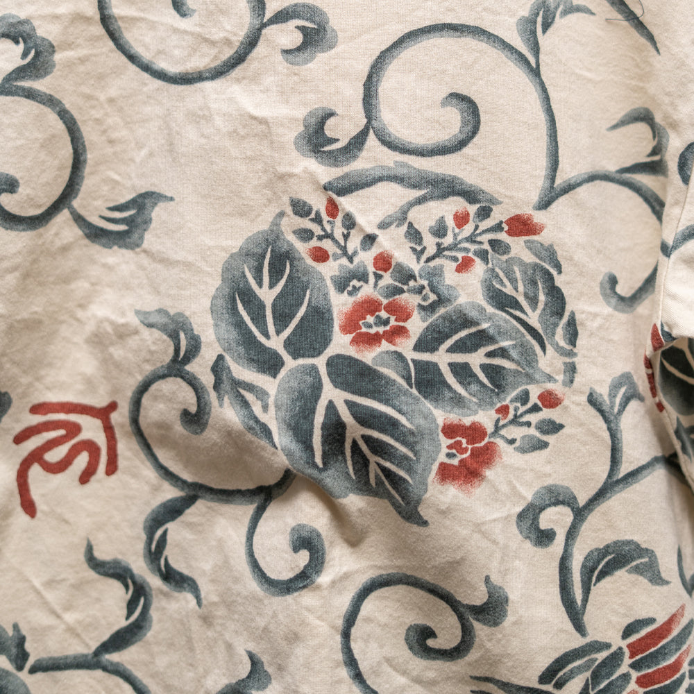 桐唐草鳳凰総柄 Tシャツ