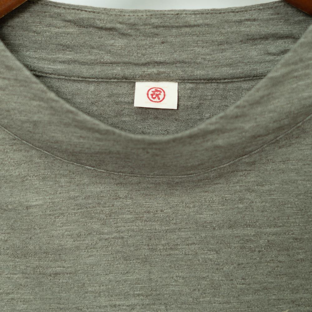 枯れ向日葵　扇衿ロングTシャツ