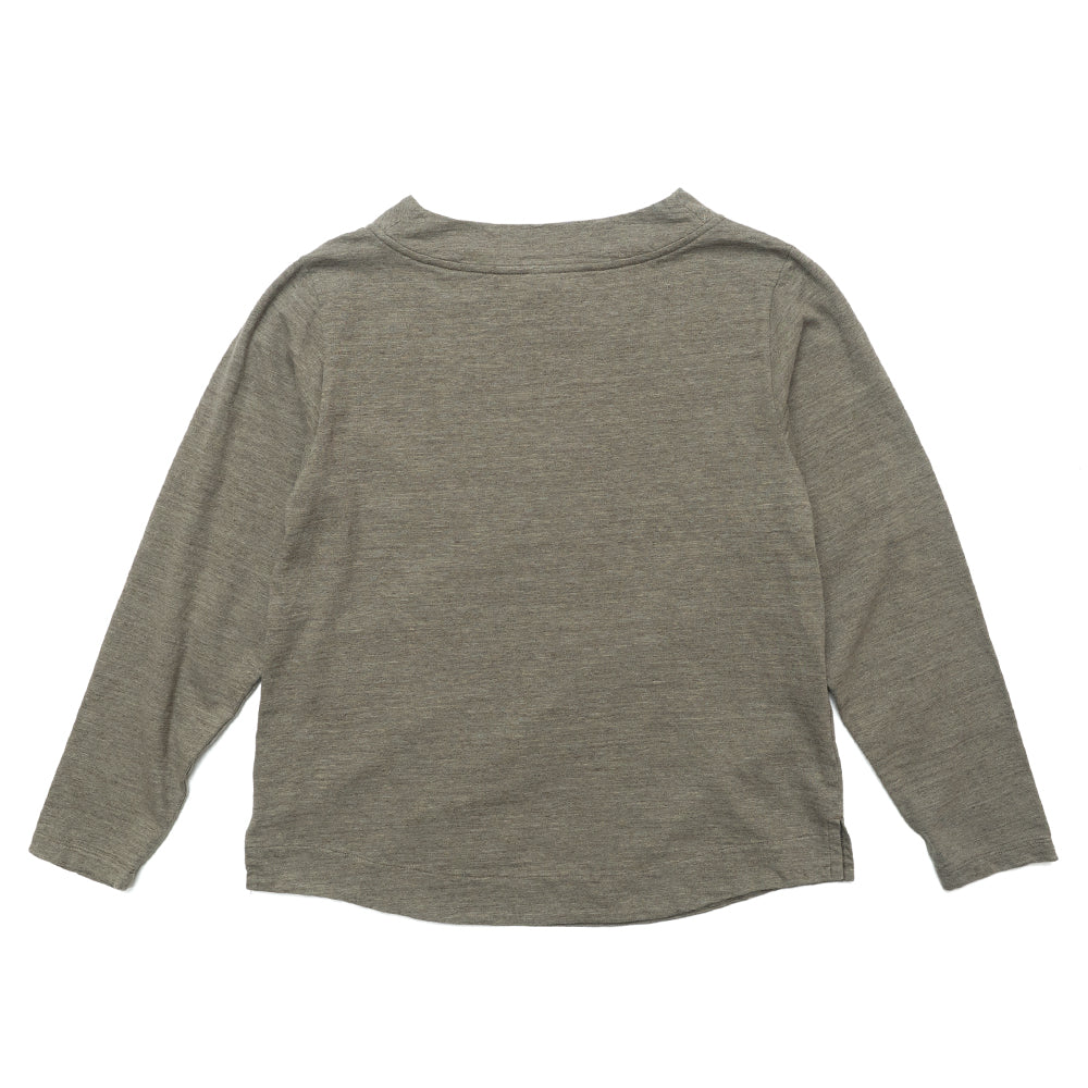 枯れ向日葵　扇衿ロングTシャツ