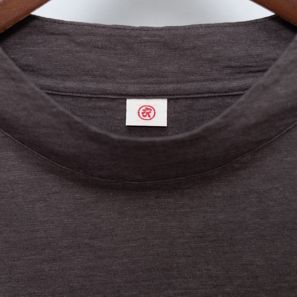 枯れ向日葵　扇衿ロングTシャツ