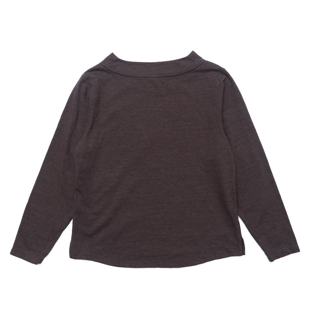 枯れ向日葵　扇衿ロングTシャツ