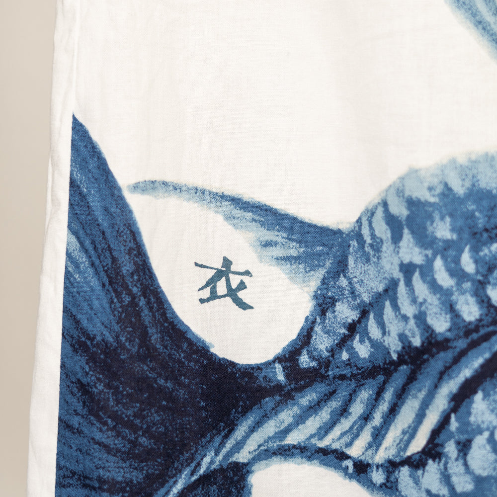 Blue Goldfish High-Waist Wide Pants