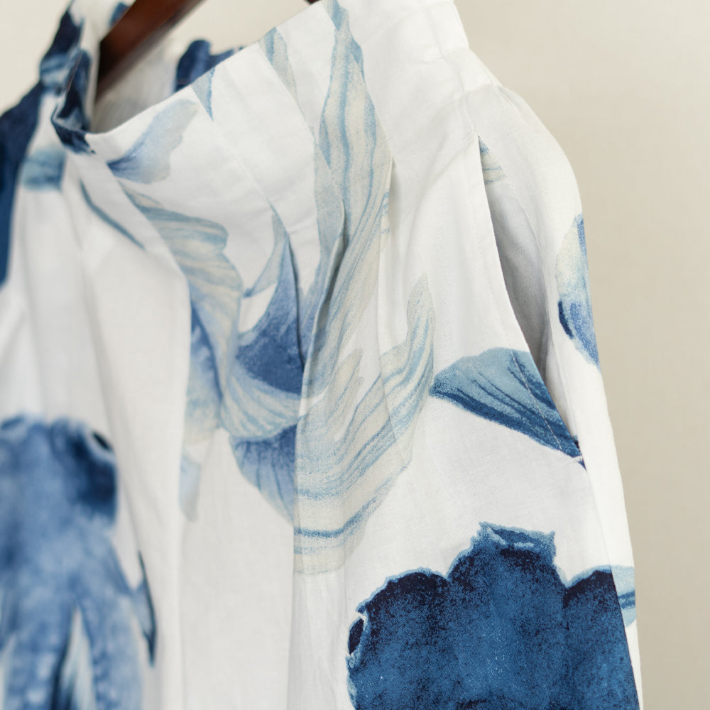 Blue Goldfish High-Waist Wide Pants
