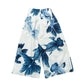 Blue Goldfish High-Waist Wide Pants