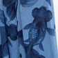 Blue Goldfish High-Waist Wide Pants