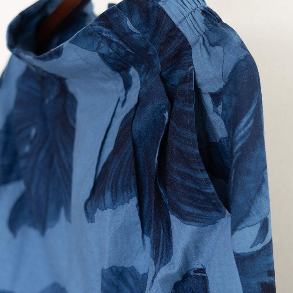 Blue Goldfish High-Waist Wide Pants