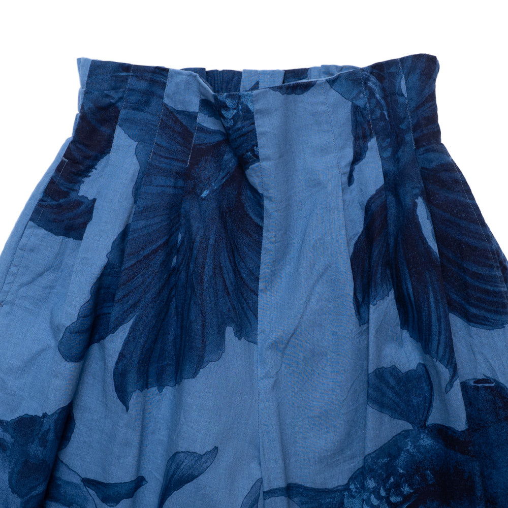 Blue Goldfish High-Waist Wide Pants