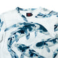 青い鯉 総柄Tシャツ